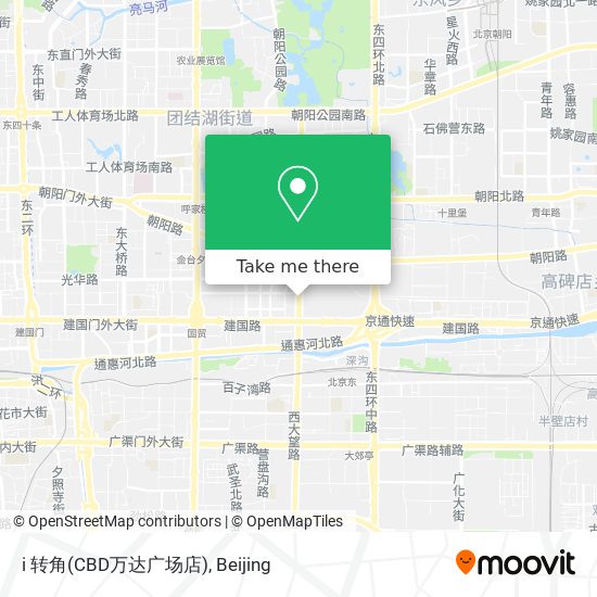 i 转角(CBD万达广场店) map
