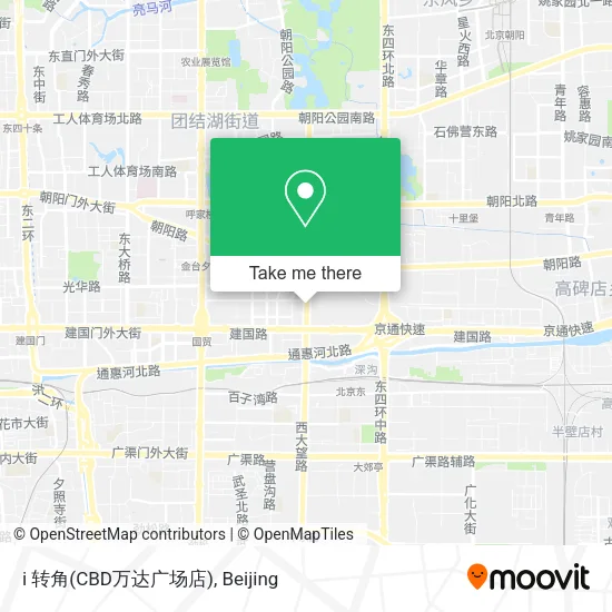 i 转角(CBD万达广场店) map