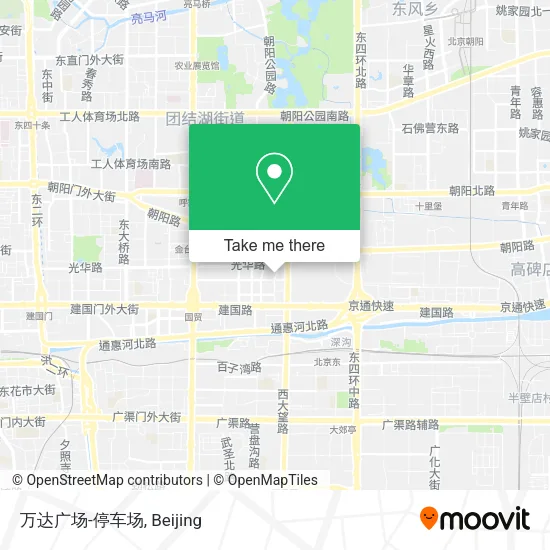 万达广场-停车场 map