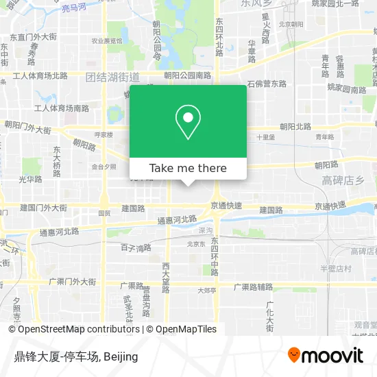 鼎锋大厦-停车场 map