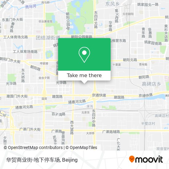 华贸商业街-地下停车场 map
