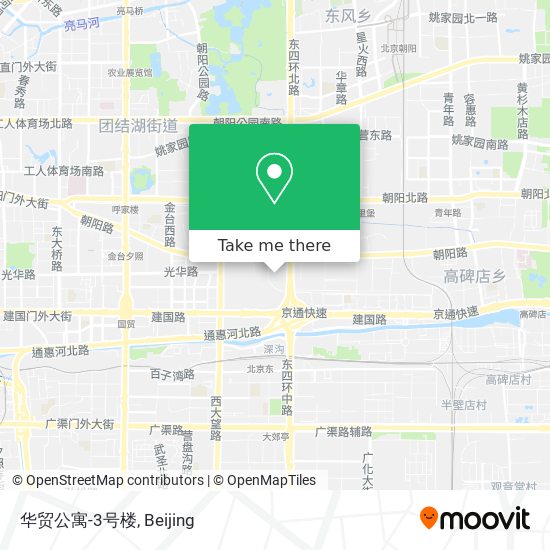 华贸公寓-3号楼 map