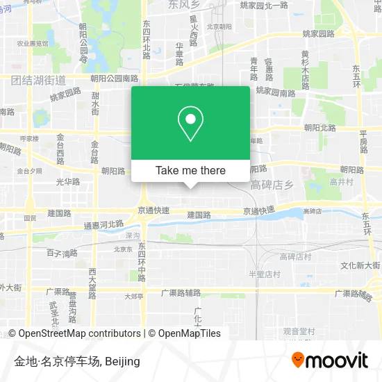 金地·名京停车场 map