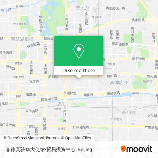 菲律宾驻华大使馆-贸易投资中心 map