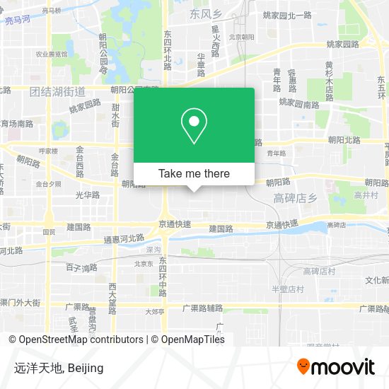 远洋天地 map