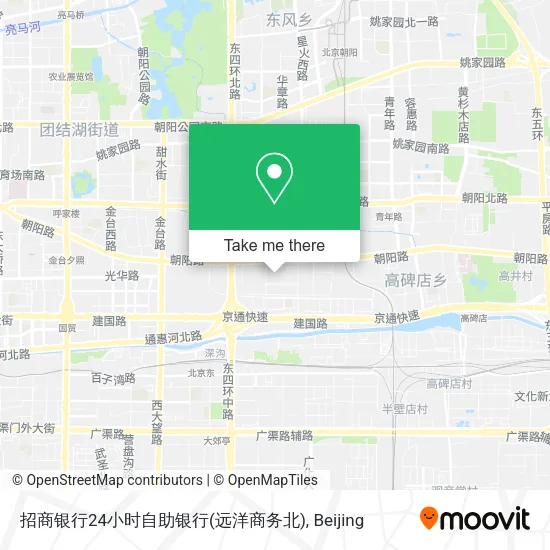 招商银行24小时自助银行(远洋商务北) map
