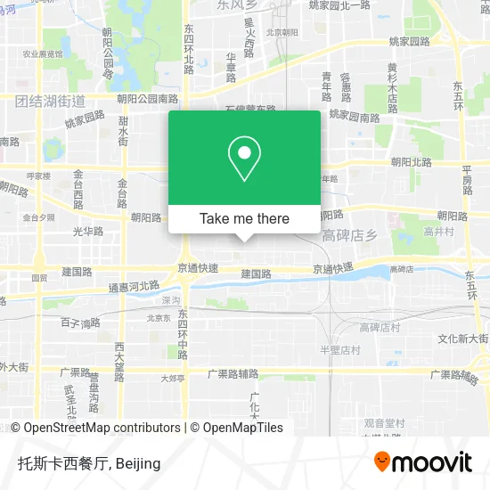 托斯卡西餐厅 map