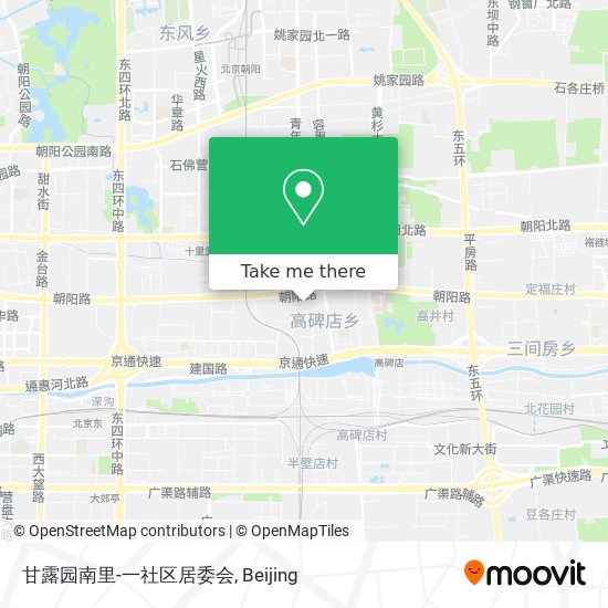 甘露园南里-一社区居委会 map