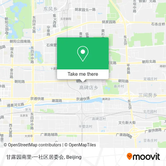 甘露园南里-一社区居委会 map