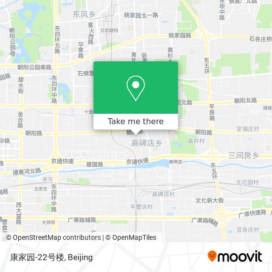 康家园-22号楼 map