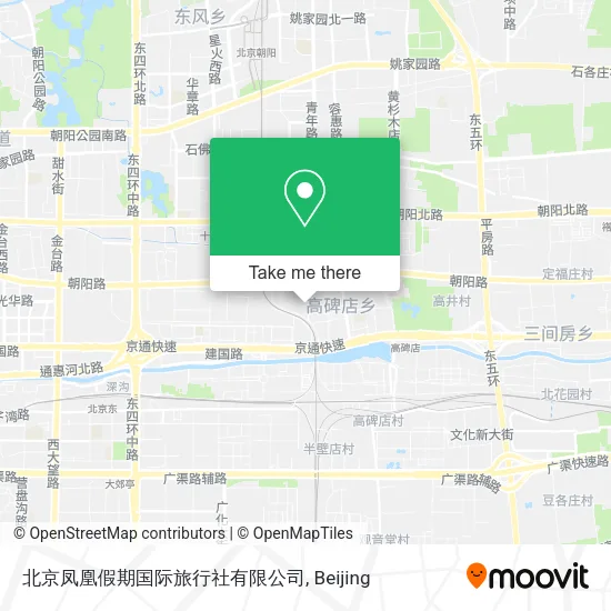 北京凤凰假期国际旅行社有限公司 map