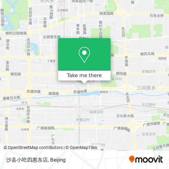 沙县小吃四惠东店 map