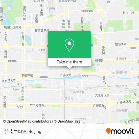 淮南牛肉汤 map