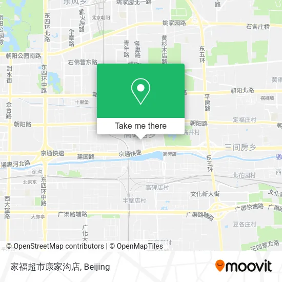 家福超市康家沟店 map