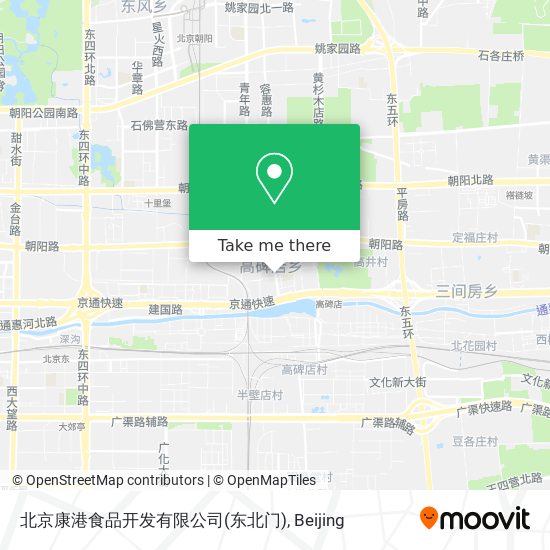 北京康港食品开发有限公司(东北门) map