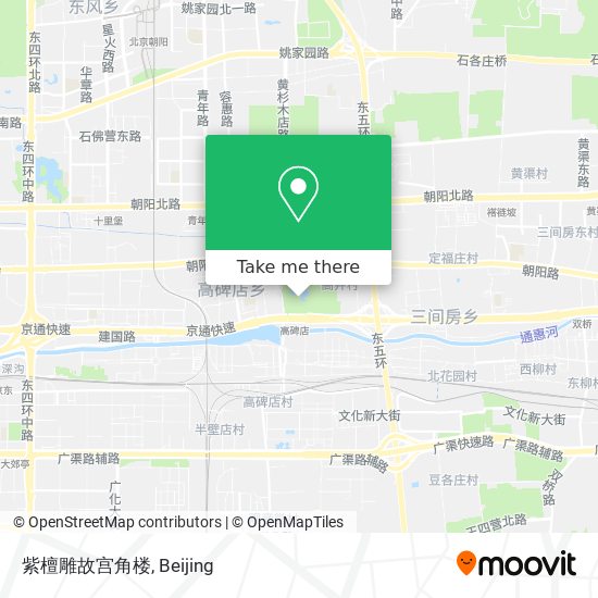 紫檀雕故宫角楼 map