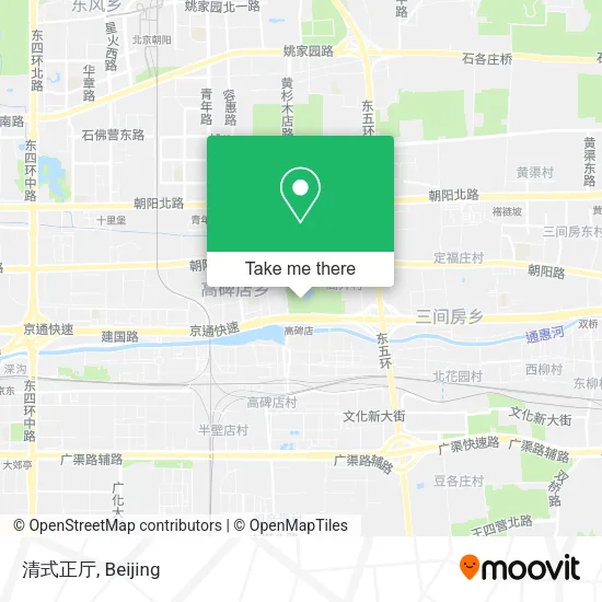 清式正厅 map