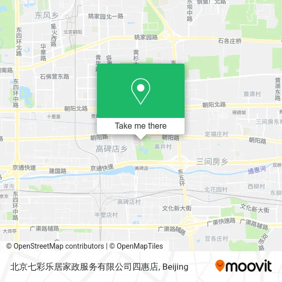 北京七彩乐居家政服务有限公司四惠店 map