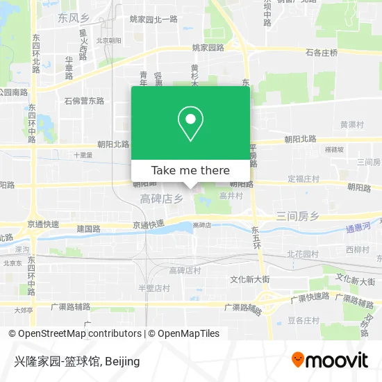 兴隆家园-篮球馆 map