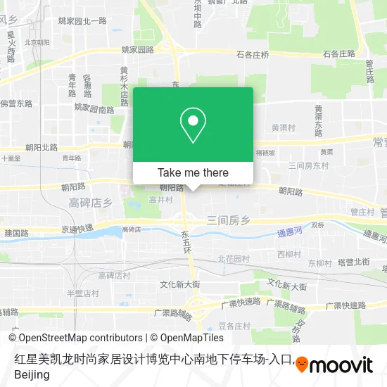 红星美凯龙时尚家居设计博览中心南地下停车场-入口 map