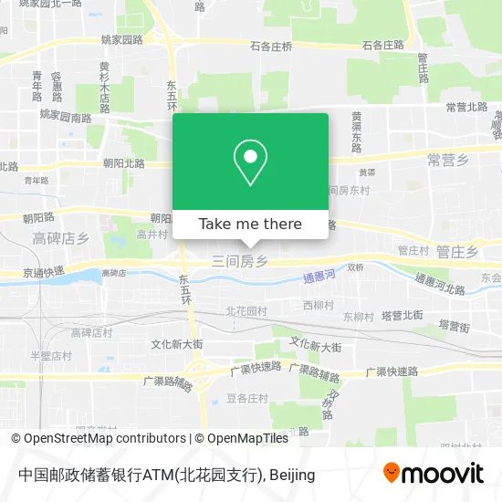 中国邮政储蓄银行ATM(北花园支行) map