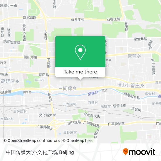 中国传媒大学-文化广场 map