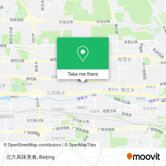 北方风味美食 map