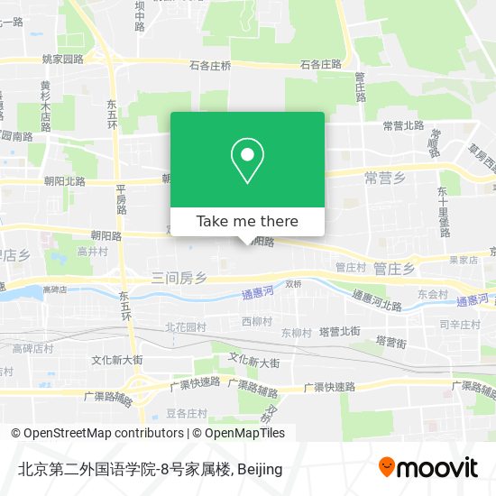 北京第二外国语学院-8号家属楼 map