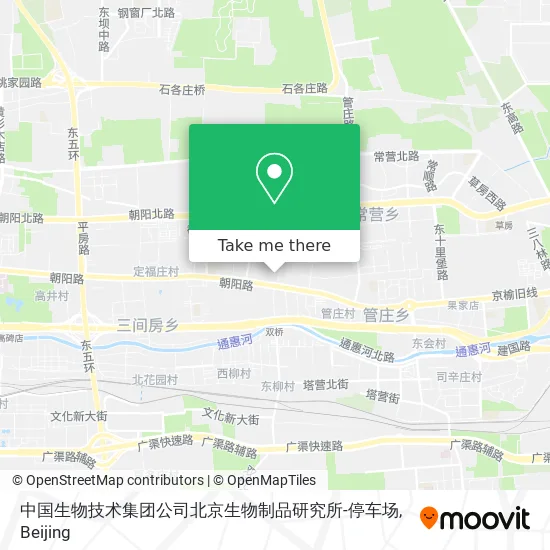 中国生物技术集团公司北京生物制品研究所-停车场 map