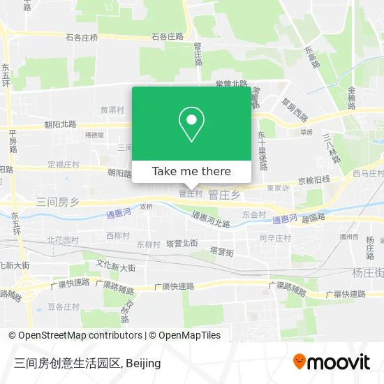 三间房创意生活园区 map
