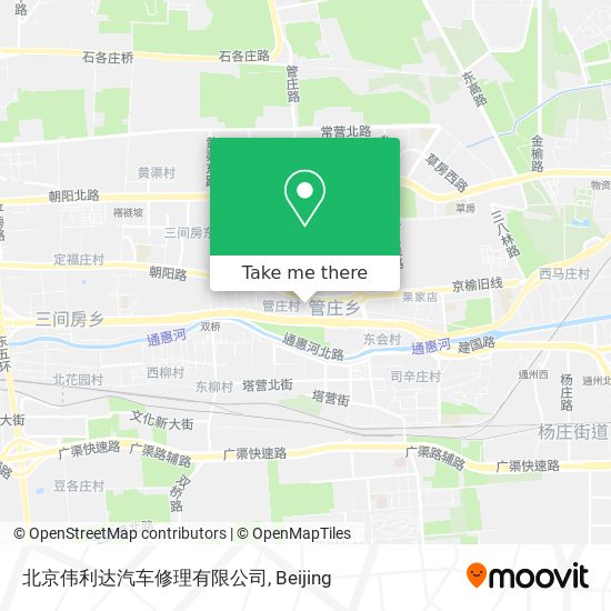 北京伟利达汽车修理有限公司 map