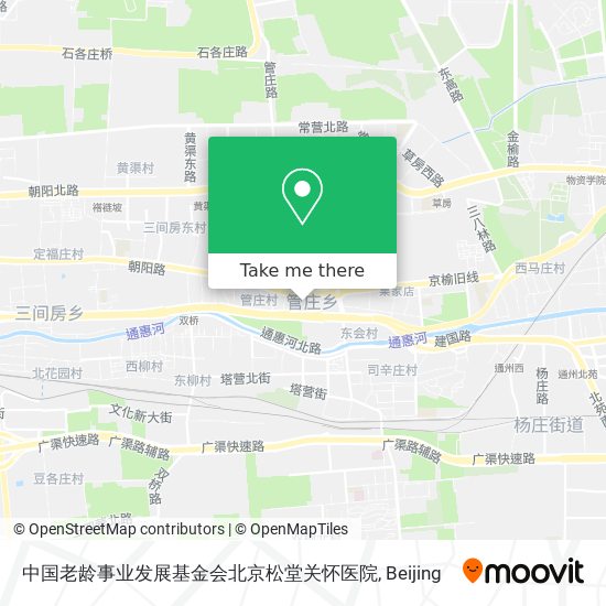 中国老龄事业发展基金会北京松堂关怀医院 map