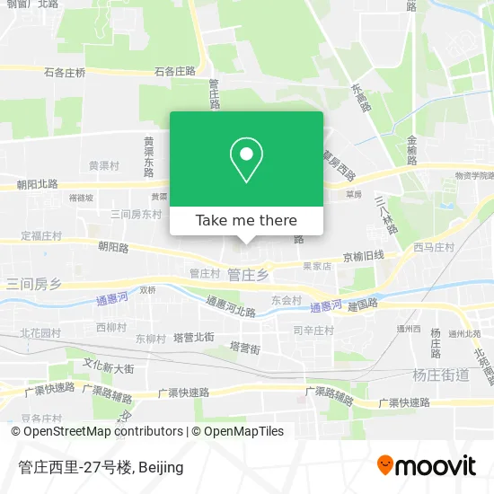 管庄西里-27号楼 map