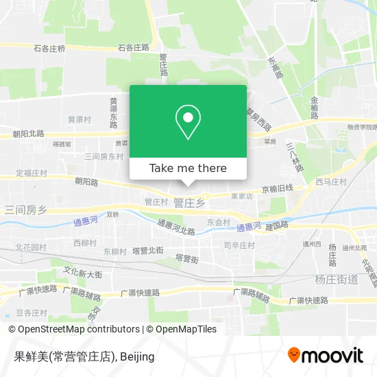 果鲜美(常营管庄店) map
