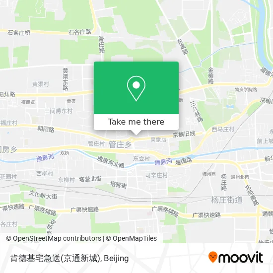 肯德基宅急送(京通新城) map