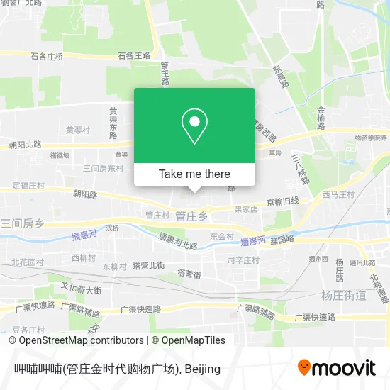 呷哺呷哺(管庄金时代购物广场) map