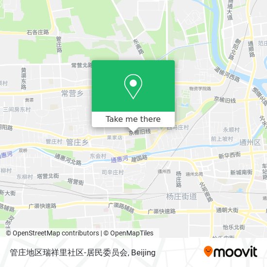 管庄地区瑞祥里社区-居民委员会 map