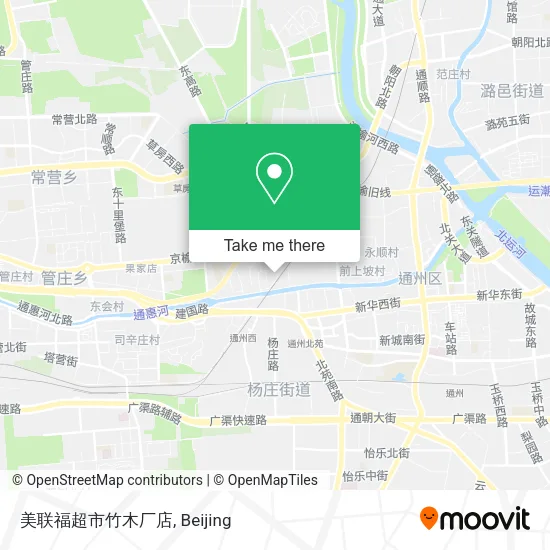 美联福超市竹木厂店 map