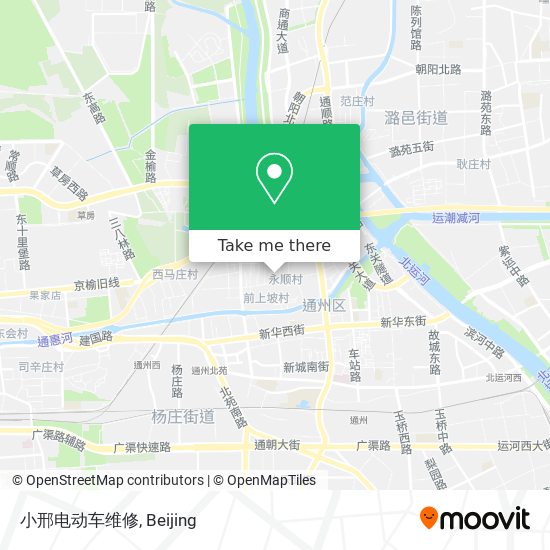 小邢电动车维修 map