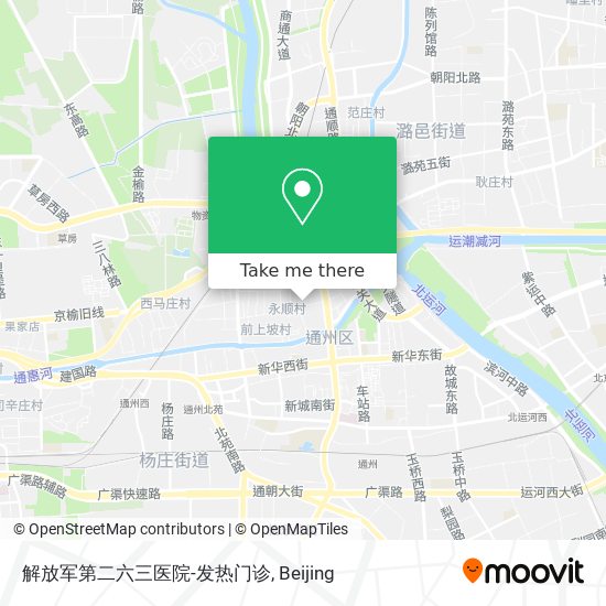 解放军第二六三医院-发热门诊 map