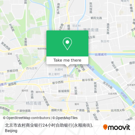北京市农村商业银行24小时自助银行(永顺南街) map