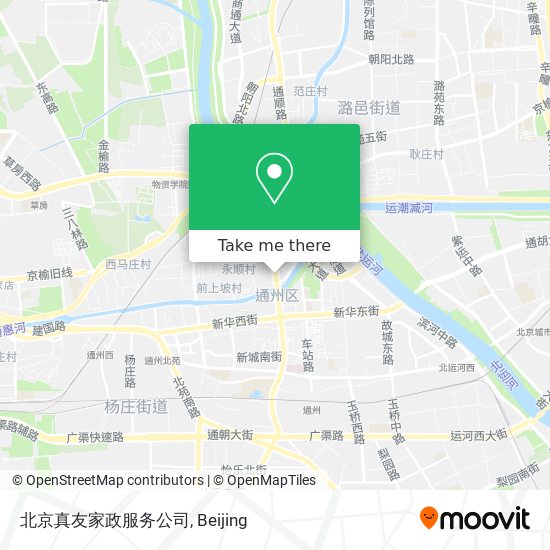 北京真友家政服务公司 map
