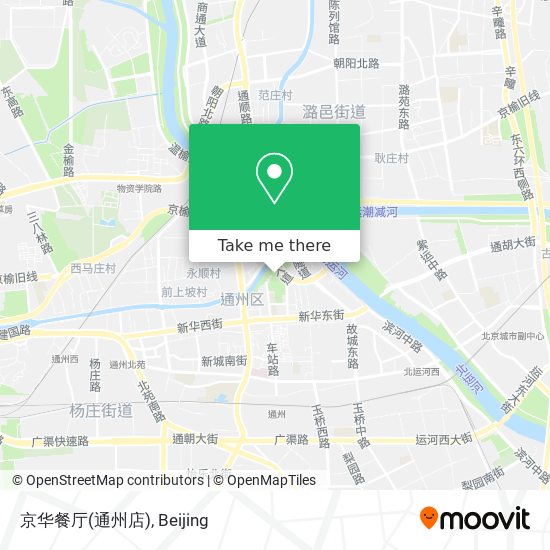 京华餐厅(通州店) map