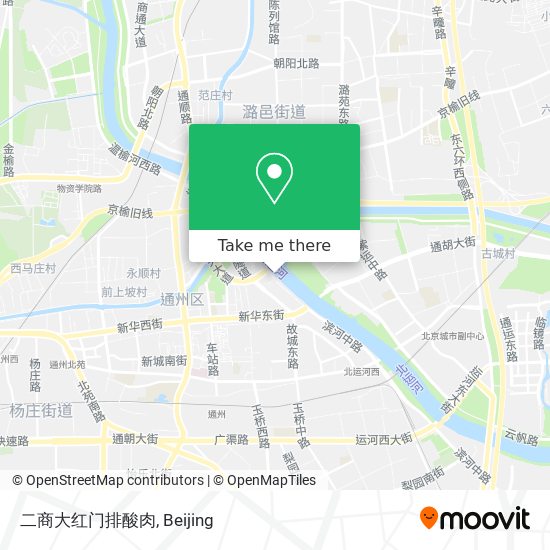 二商大红门排酸肉 map