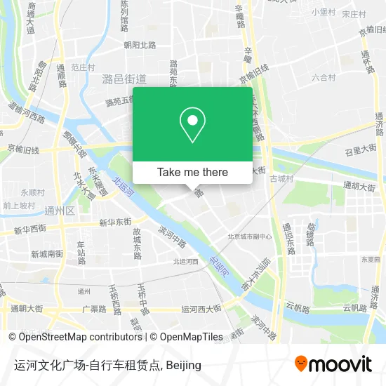 运河文化广场-自行车租赁点 map