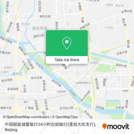中国邮政储蓄银行24小时自助银行(通胡大街支行) map