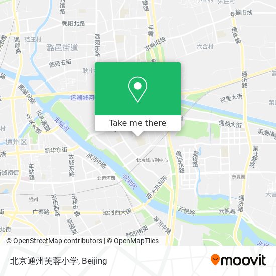 北京通州芙蓉小学 map