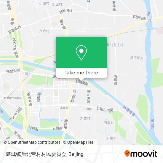 潞城镇后北营村村民委员会 map