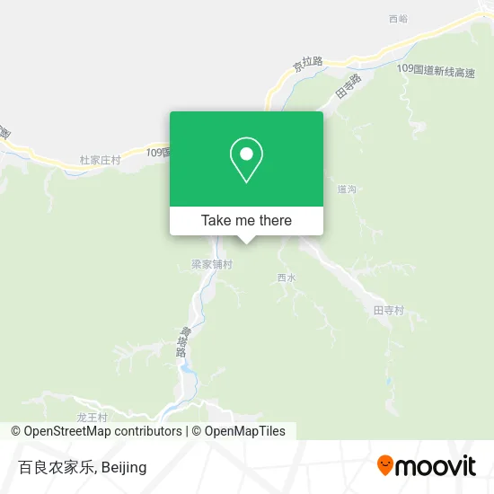 百良农家乐 map