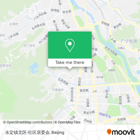 永定镇北区-社区居委会 map